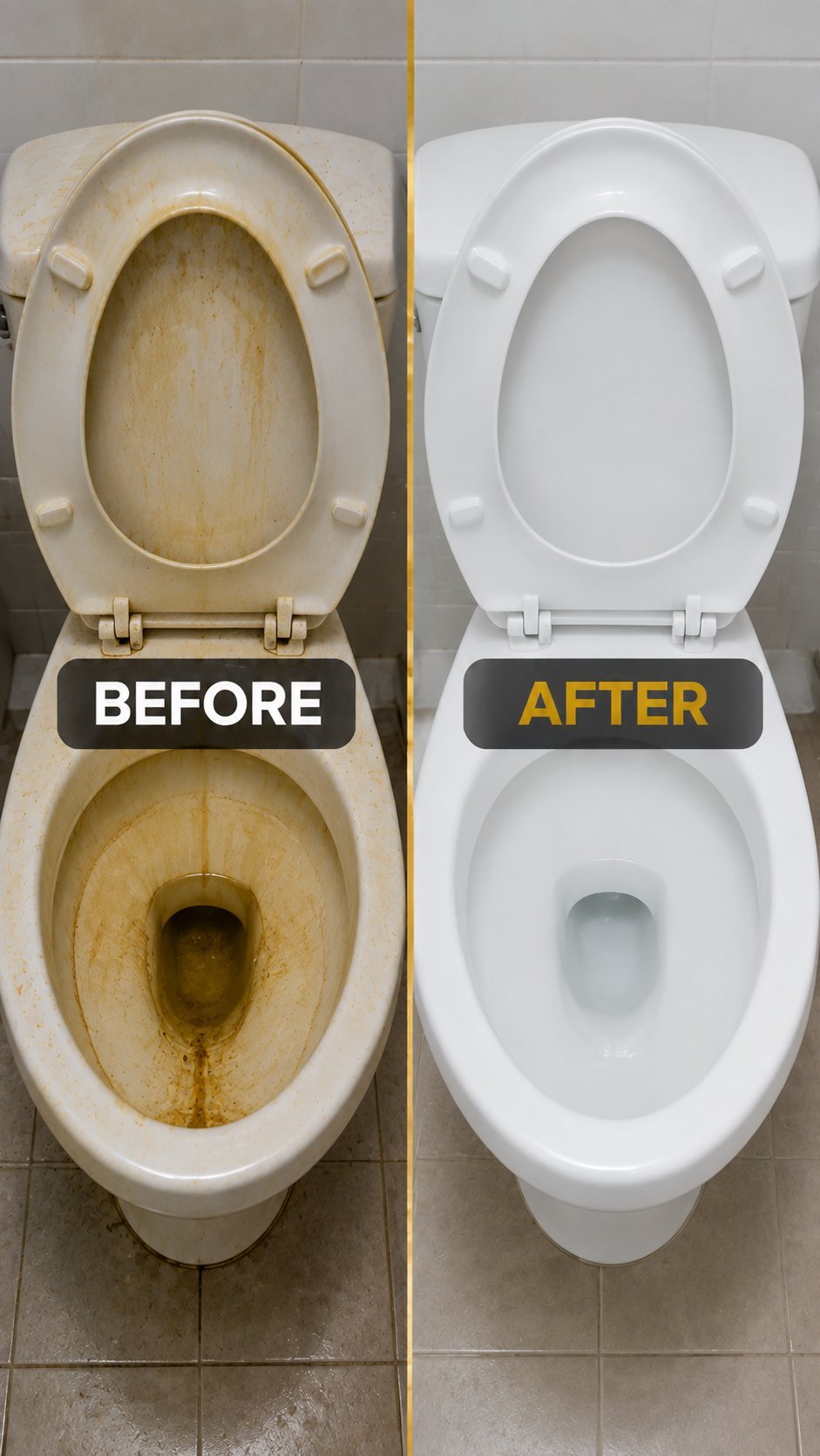 Before and after cleaning San Diego