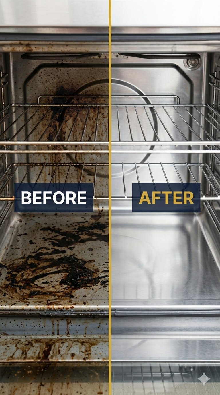Before and after cleaning San Diego