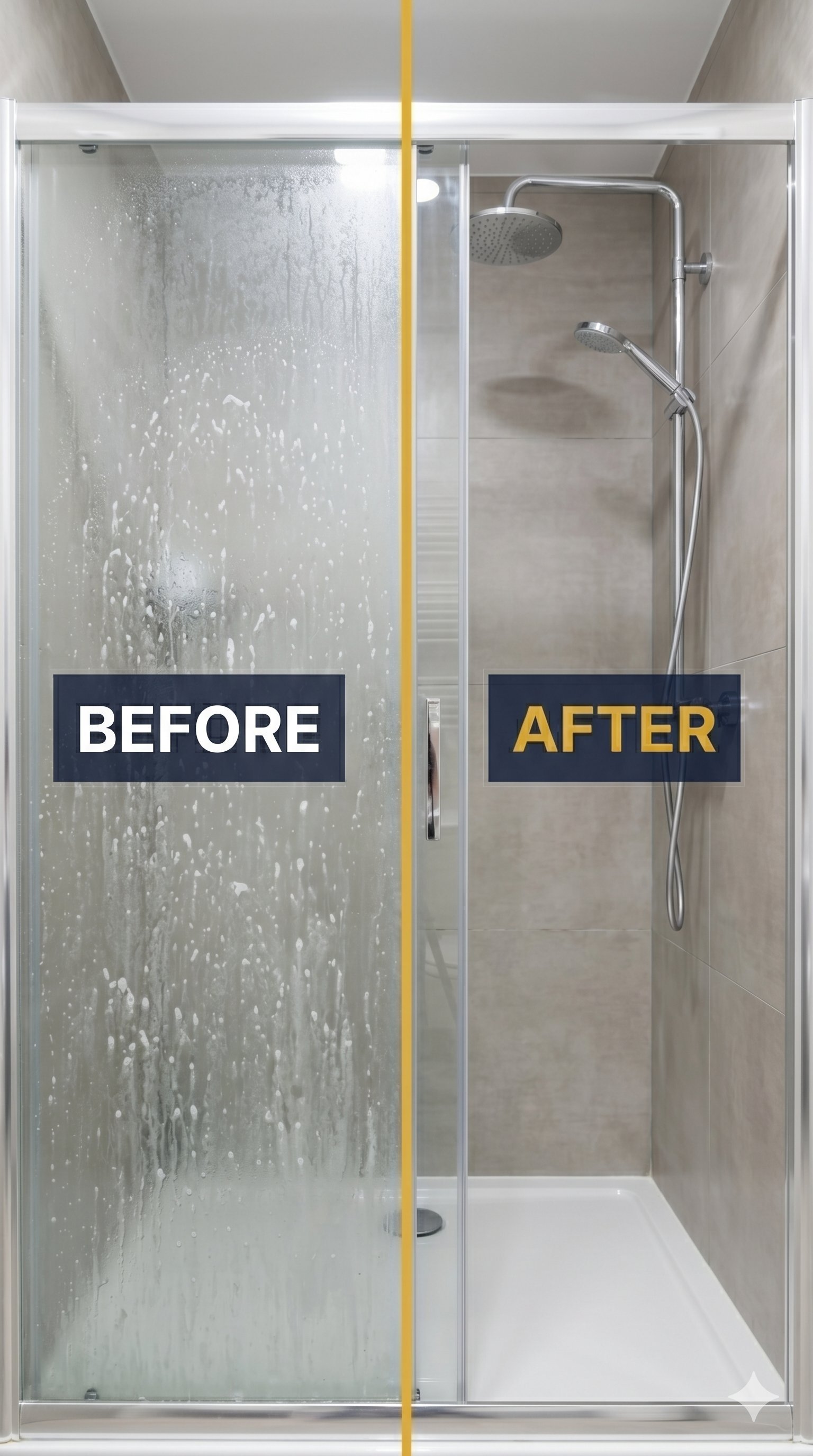 Before and after cleaning San Diego
